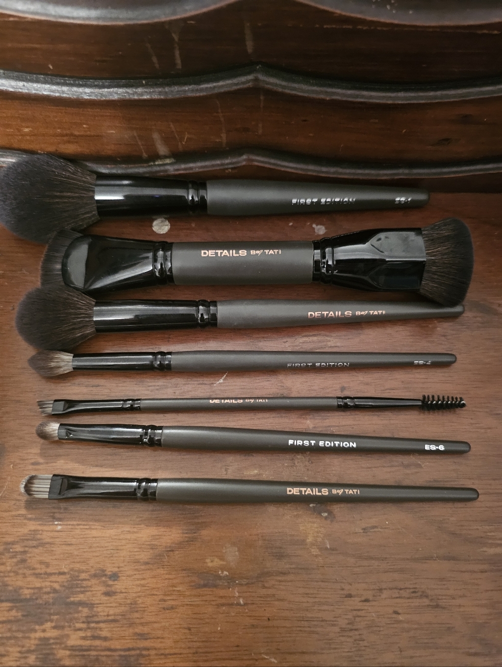 Details by Tati Black Makeup Brush Set